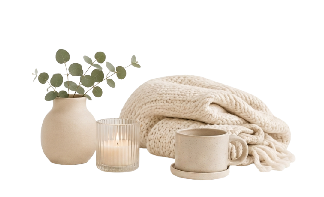 Colección Hogar Alma Boreal con accesorios pet friendly, decoración y productos para crear espacios acogedores y funcionales para mascotas y familias.